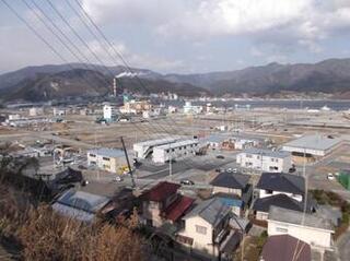 写真：大船渡市市街地