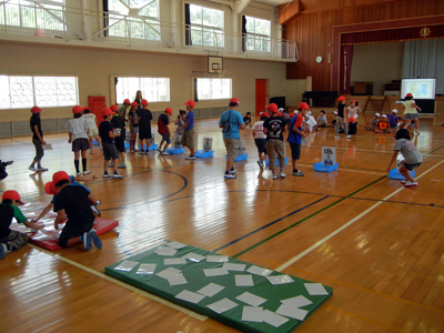 写真：ごみ分別に関する学習