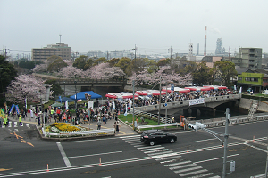 さくらまじめ川フェスの状況写真