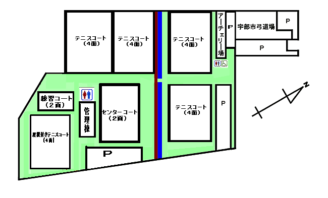 中央公園平面図