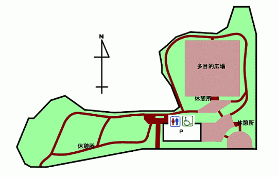 請川公園配置図