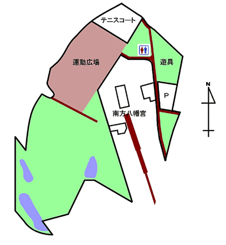 南方公園配置図