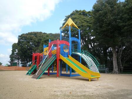 写真：黒石公園　複合遊具