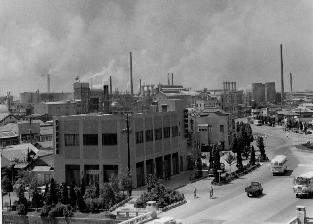 写真：1960年代の市街地