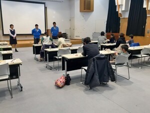 環境問題についての講義の様子