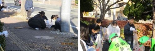 桃山中環境美化