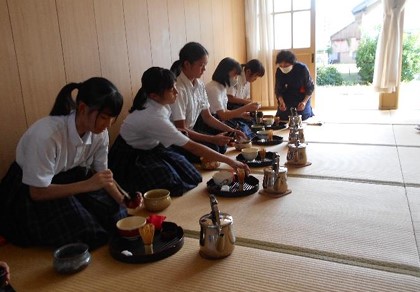 特色ある藤山中学校の活動の写真