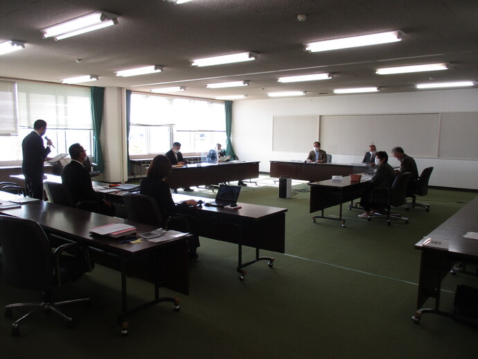 第3回宇部市新庁舎2期棟のあり方検討委員会の写真