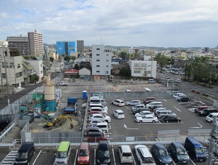 写真:立体駐車場地盤補強（グラウト注入）工事