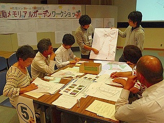 写真:ゾーン分けについての話し合いの様子