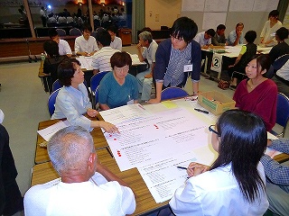 写真:話し合いの様子