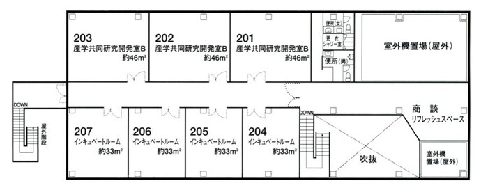 MCC2階平面図