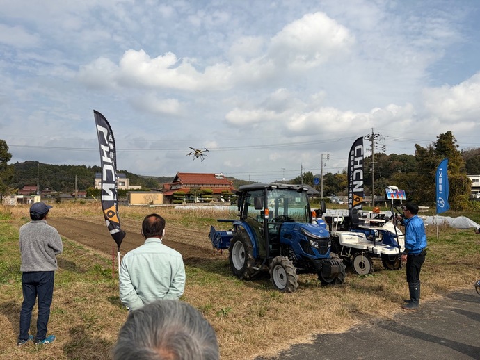 令和7年度スマート農業セミナー実演の写真