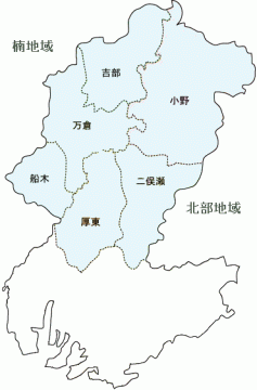 地図：中山間地域