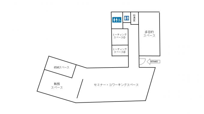 イラスト：宇部SDGs推進センター　平面図　新レイアウト