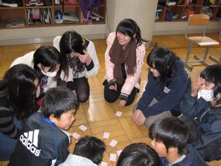 写真：小学校交流