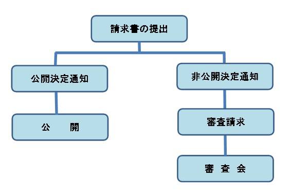 イラスト：情報公開手続きの流れ
