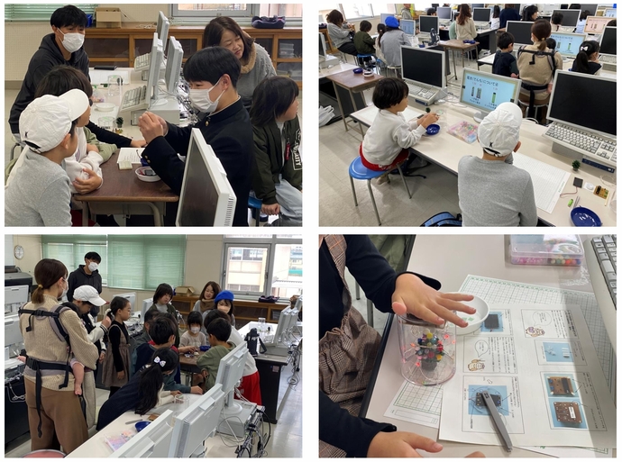 土曜日実験工作塾（松ぼっくりツリーをつくろう）