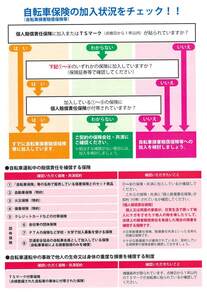 自転車保険加入チラシ裏