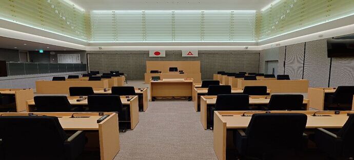 写真：議場