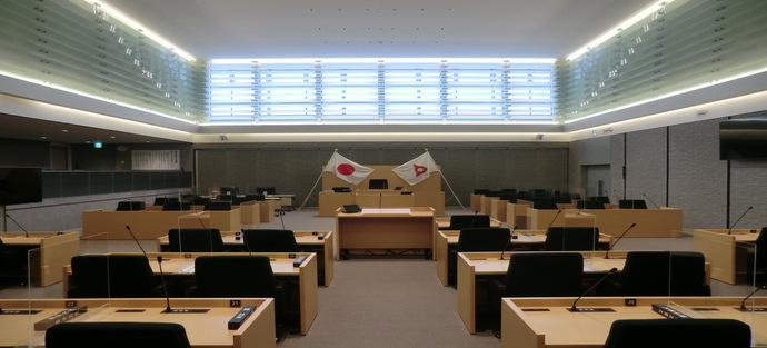 写真：議場