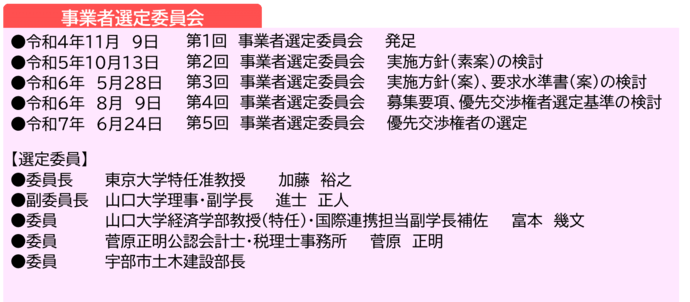 事業者選定委員会の開催