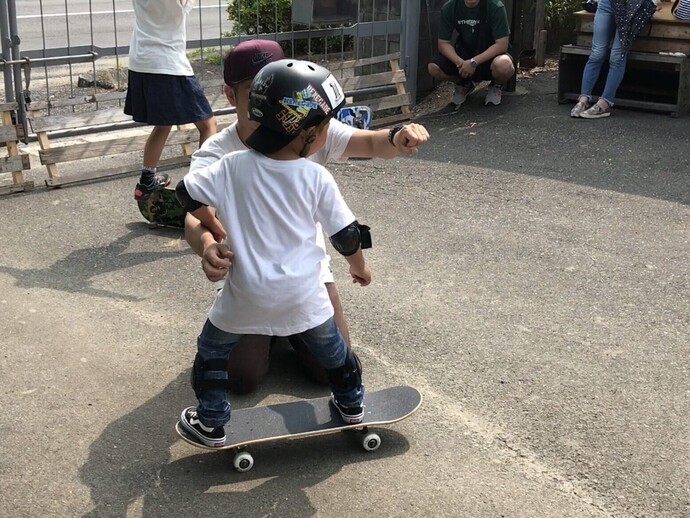 スケートボード子ども写真