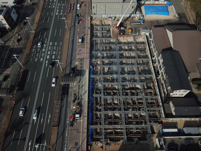 基礎工事の写真