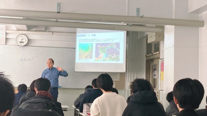 高校生を対象としたキャリア教育講演会（宇部工業高等専門学校）