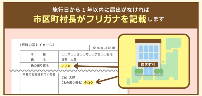 1年後の戸籍の写しのイメージ