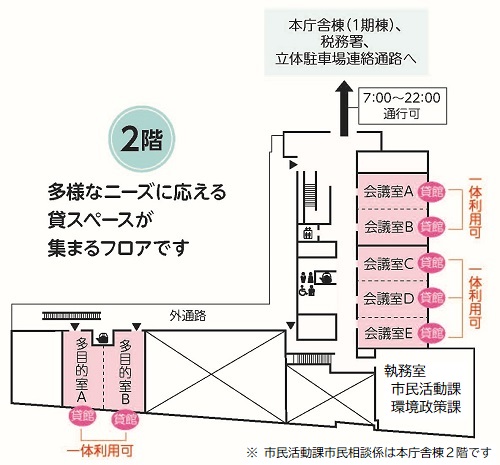 2階フロア図