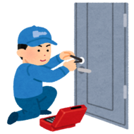 開錠業者のイラスト