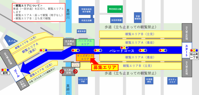キッズダンスエリア周辺図