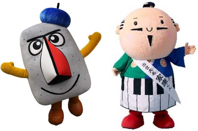 宇部市チョーコクン、浜松市家康君