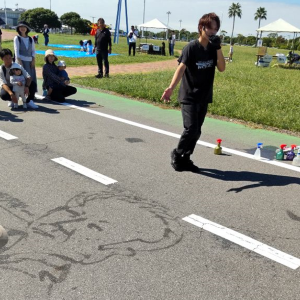 ウォーターアート写真