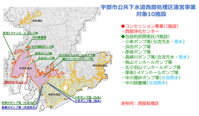 対象施設の位置図