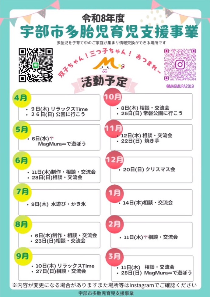 チラシ：多胎児育児支援事業