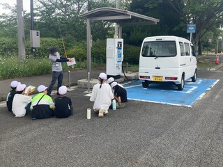 神原小次世代エネルギーパークEV車