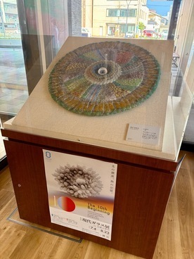ガラス作品展示風景